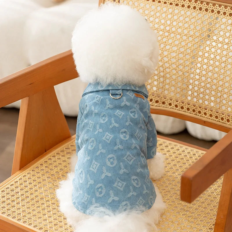 Denim Dog Shirt