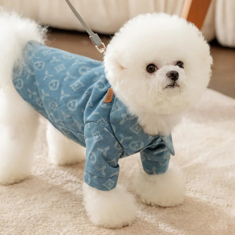Denim Dog Shirt