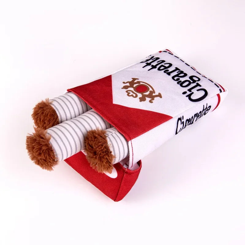 Interactive Plush Toys Cigarette Design