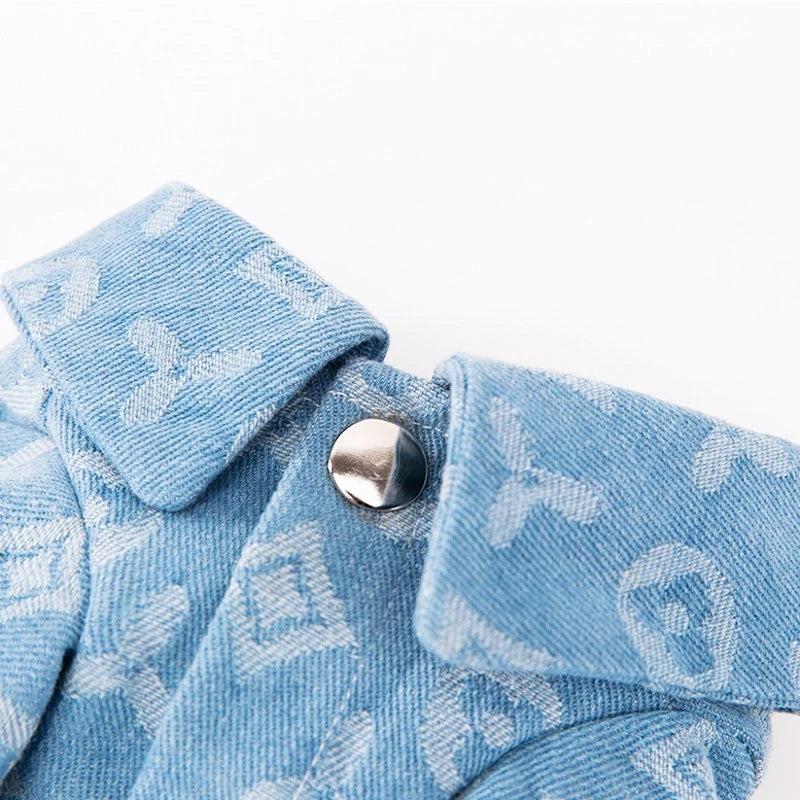 Denim Dog Shirt