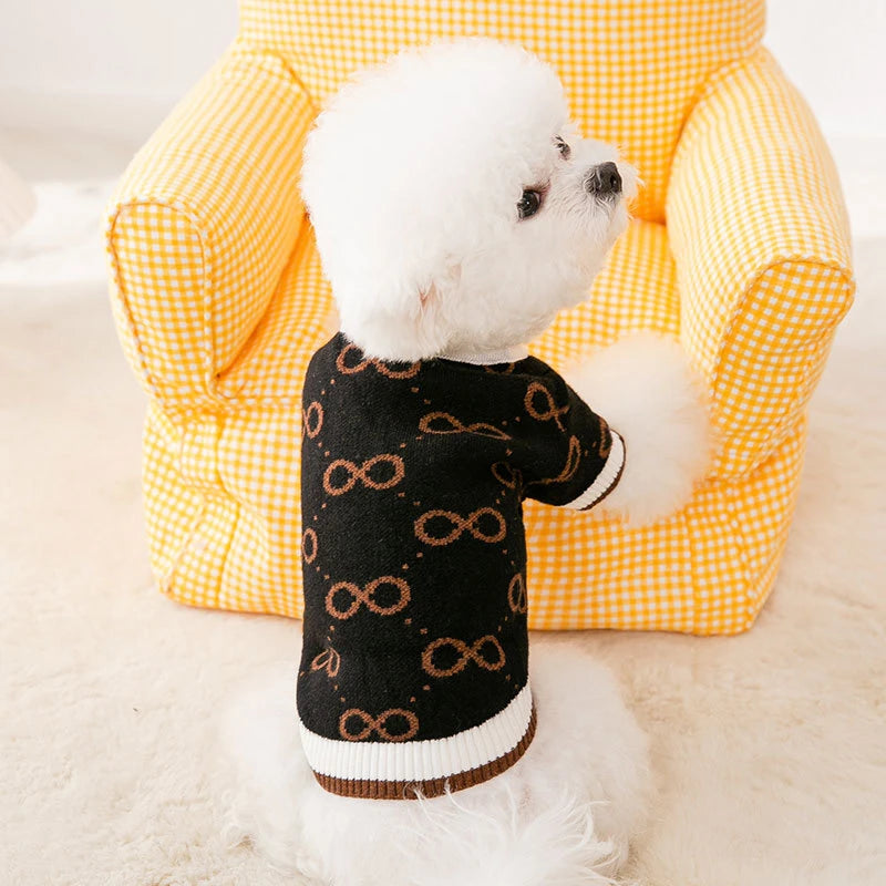 Luxury Dog Cardigan Sweater