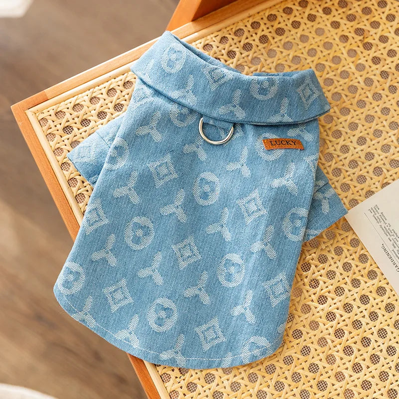 Denim Dog Shirt