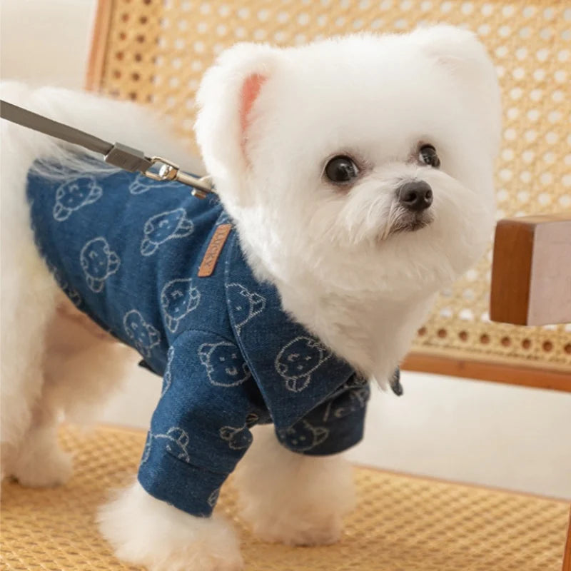 Denim Dog Shirt