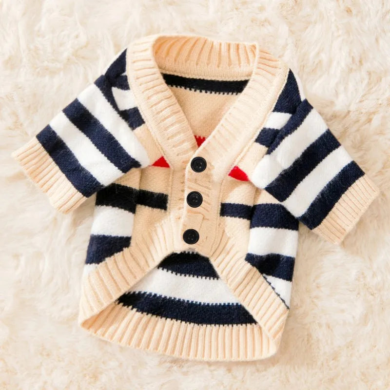 Luxury Dog Cardigan Sweater