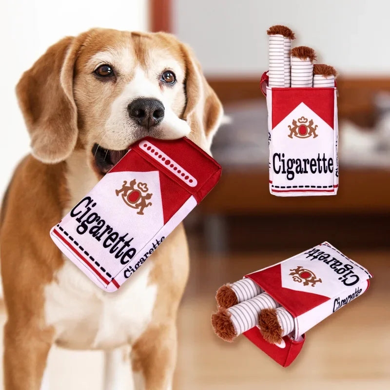 Interactive Plush Toys Cigarette Design