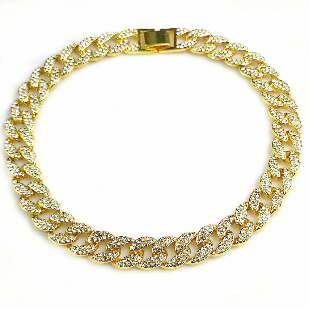 Luxury Design Cuban Chain Dog Collar