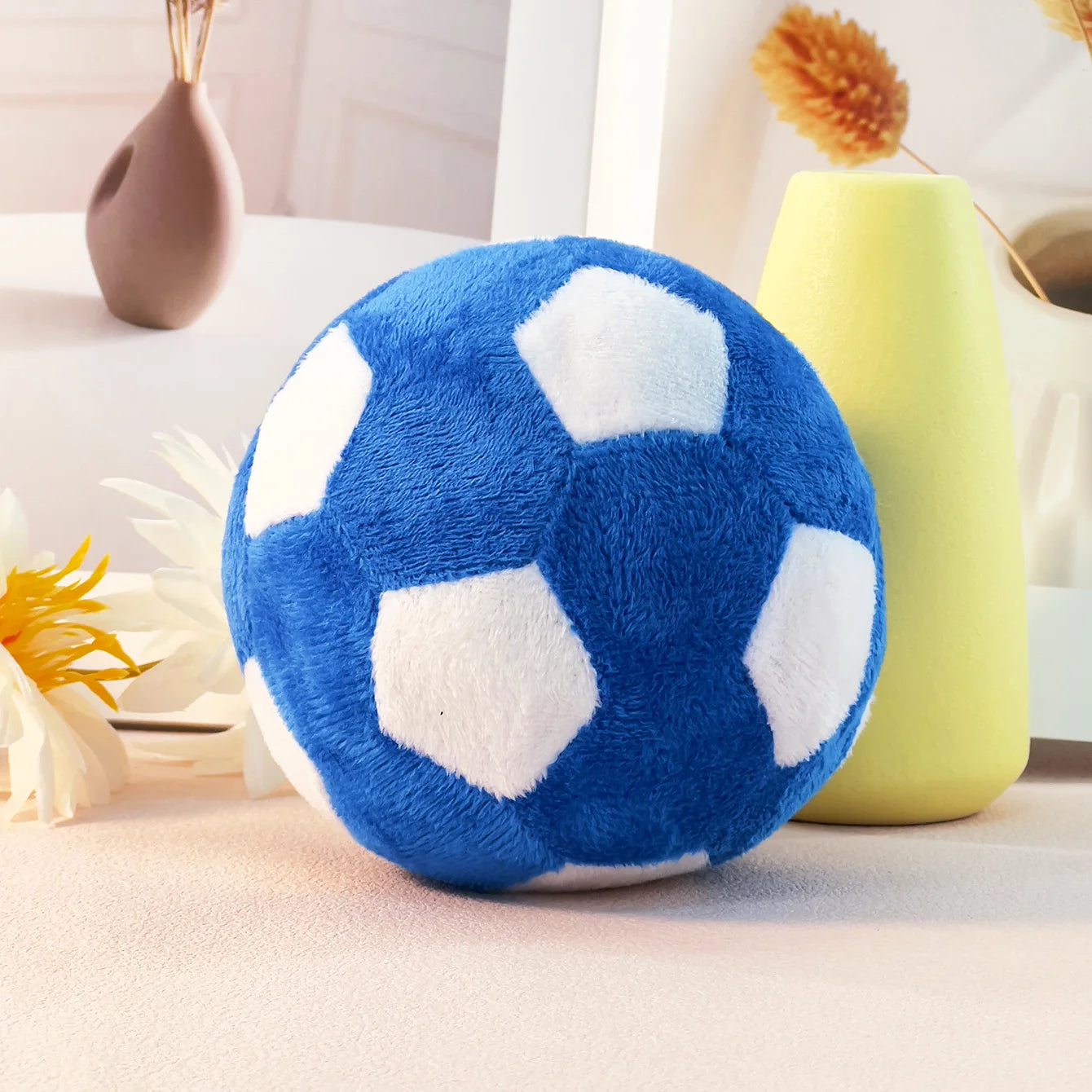 Squeaky Football & Rugby Dog Toy